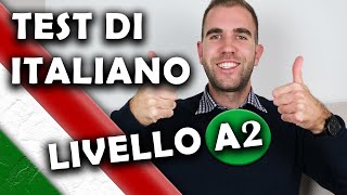 Test italiano A2 Italian A2 level  Italian language test [upl. by Rossner]