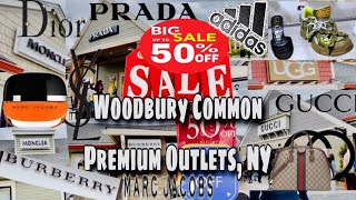 Woodbury Common Premium Outlets NEW YORK HUGE SALE Walkthrough the entire outlets 40💯60💯 WOW [upl. by Bonneau]