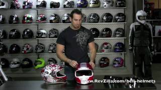 Bell Helmet Face Shield Change Guide From RevZillacom [upl. by Bev]