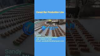 Cereal Bar Production Linecerealbarcerealbarmachinecerealbarequipmentcerealbarproductionline [upl. by Wende310]