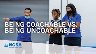 Being Coachable vs Being Uncoachable [upl. by Sipple]