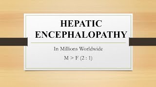 HEPATIC ENCEPHALOPATHY cirrhosis hepatitis liverfailure healthcare brain damage mental health [upl. by Norene]