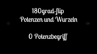 0 Potenzen und Wurzeln  Potenzbegriff [upl. by Adias]