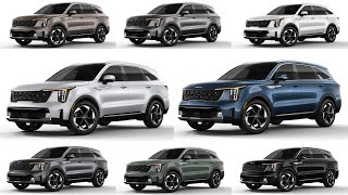 New 2025 Kia SORENTO  COLORS Details Comparison Specs amp Price  What do you like [upl. by Ardnaxela]