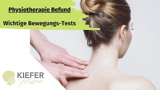 Der Physiotherapie Befund  Die wichtigsten BewegungsTests [upl. by Ecnarretal]