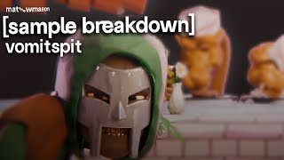 Sample Breakdown MF DOOM  Vomitspit [upl. by Boesch]