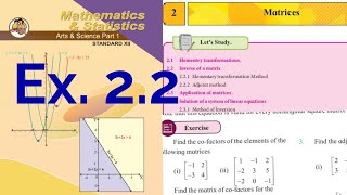 Adjoint of a Matrix Part 2  Determinants  Class 12 Maths Chapter 4 LIVE [upl. by Yssep644]