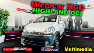 Microcar MGO HIGHLAND DCI [upl. by Nivlem]