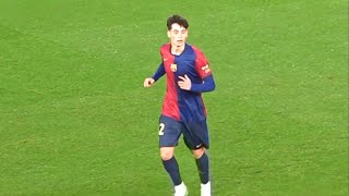 Oscar Gistau Barca Atletic debut  16 years old striker ⭐🚀 [upl. by Nylidam]