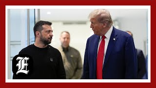 Trump meets with Zelensky after all and thanks him for ending ‘impeachment hoax’ [upl. by Atnek404]