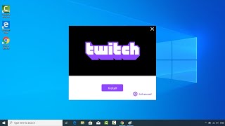 How to Install Twitch App on Windows 10 PC [upl. by Nayarb154]