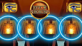 4 SCATTER BONUS  MEGA BONUS FEATURE  EYE of HORUS Online casino slots [upl. by Eural]