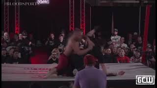 NINJA MACK BEATS YOYA AT GCW Josh Barnetts Bloodsport 8 [upl. by Levin]