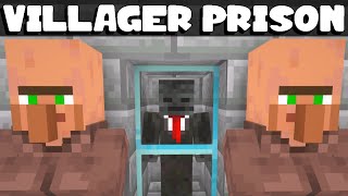 Escaping a Villager Prison in Minecraft [upl. by Sucramej]