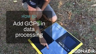 Adding GCPs for drone mapping data processing [upl. by Aseena184]