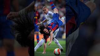 Horror Tackles on Lionel Messi 😱😱 classico elclasico football messi tackle horror [upl. by Ispep]