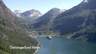 Geirangerfjord Views  Geiranger shore excursion  Cunard [upl. by Thevenot]