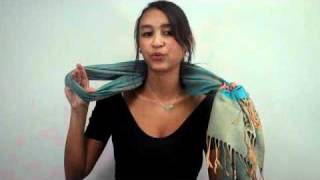 How to Tie a Scarf Slip Knot [upl. by Tildy]