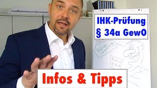 IHKSachkundeprüfung § 34a GewO  Infos amp Tipps [upl. by Anagrom747]