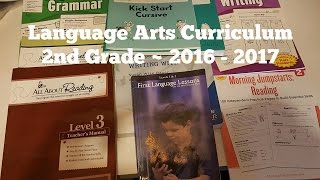 2nd Grade HOMESCHOOL CURRICULUM CHOICES  2016  2017  Language Arts [upl. by Gamber]