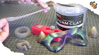 Foam Clay  How to Sculpt Cast Carve amp Paint [upl. by Vandyke]