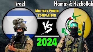 ISRAEL VS HAMAS Military Power Comparison 2024  ♨️📛🌎💣 [upl. by Eniad]