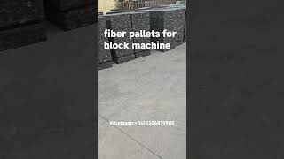 cheap gmt fiber pallets for block machine block machine board pallets blockmachinepallets [upl. by Bartlet]