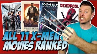 All 11 XMen Movies Ranked Worst to Best w Deadpool 2 [upl. by Meeks]