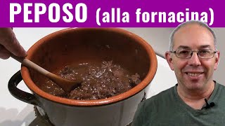 Peposo alla fornacina manzo stufato nel vino [upl. by Lorain]