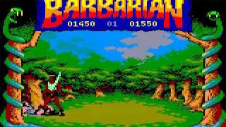 Amstrad CPC  Barbarian 1987 de Palace Software [upl. by Hanikehs]