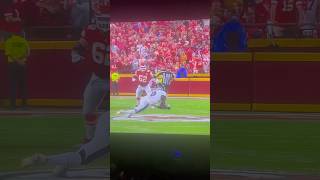 Patrick mahomes throws a interception [upl. by Ebert798]