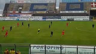 COMO  INVERUNO IL GOL DEL PAREGGIO DI GENTILE AL SINIGAGLIA [upl. by Elorak364]