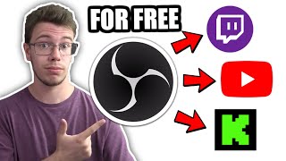 How To Multi Stream with OBS Studio FREE [upl. by Aleibarg]