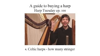 Buying a Harp  how many strings Harp Tuesday ep 100 [upl. by Odnama627]