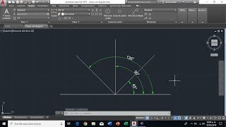 Trazar líneas con ángulo de inclinación Curso de Autocad 2019 [upl. by Ruel]