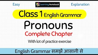 Class 1 Pronoun । Class 1 English Grammar Pronouns [upl. by Yltnerb345]