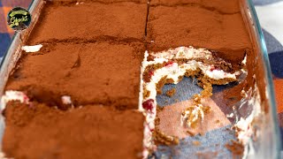 SpekulatiusTiramisu mit Himbeeren  das ultimative Weihnachtsdessert zum Verlieben [upl. by Knarf269]