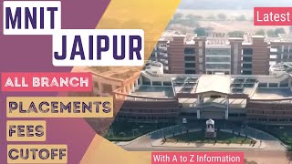 NIT JAIPUR  NIT JAIPUR PLACEMENTS  NIT JAIPUR EVERY BRANCH PLACEMENT FEES CUTOFF MNIT JAIPUR [upl. by Hedi]