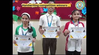 HANDWRITING COMPETITIONWINNERSSECONDARYMCS [upl. by Repsaj]