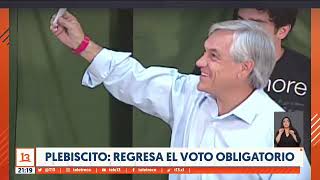 Plebiscito Regresa el voto obligatorio [upl. by Ayoted919]