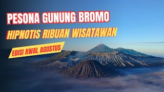 UPDATE TERBARU  PESONA WISATA BROMO HIPNOTIS RIBUAN WISATAWAN  KABARBROMO [upl. by Lledraw]