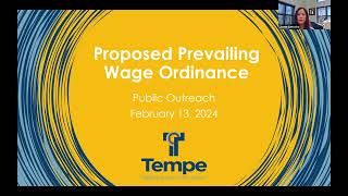 Prevailing Wage Ordinance Virtual Public Meeting [upl. by Abihsot]