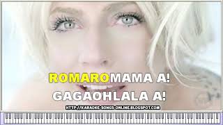 Lady Gaga  Bad Romance  Karaoke Instrumental Version with virtual piano amp lyrics  YOUTUBE video [upl. by Burwell72]