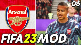 YOURI TIELEMANS SCORING GOALS  Arsenal FIFA 23 Career Mode Modded EP6 GAMEPLAY [upl. by Laaspere]