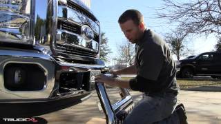 Stainless Steel Bull Bar Installation on 2011 Ford F250 [upl. by Hultin]