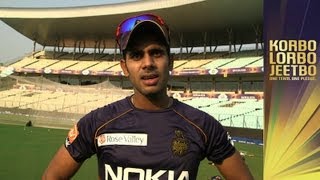 MANOJ TIWARY KKR v SRH quotAchchha taiyari chal rah hai umeed hai hum jitengequot [upl. by Ennairac]