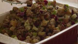 How to Make Awesome Sausage Apple and Cranberry Stuffing  Allrecipescom [upl. by Abert]