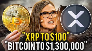 quotXRP TO 100 Bitcoin To 13 Million  Heres WHYquot Cathie Wood Crypto Prediction [upl. by Enneyehc]