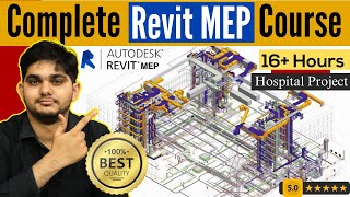 Complete REVIT MEP Tutorial for Beginners Hospital Project [upl. by Mad]