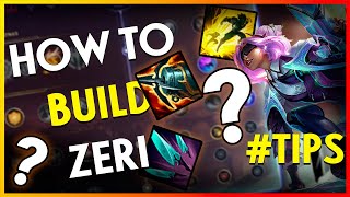 HOW TO BUILD ZERI  runes stuff    ZERI TO CHALL TIPS [upl. by Enneirda153]